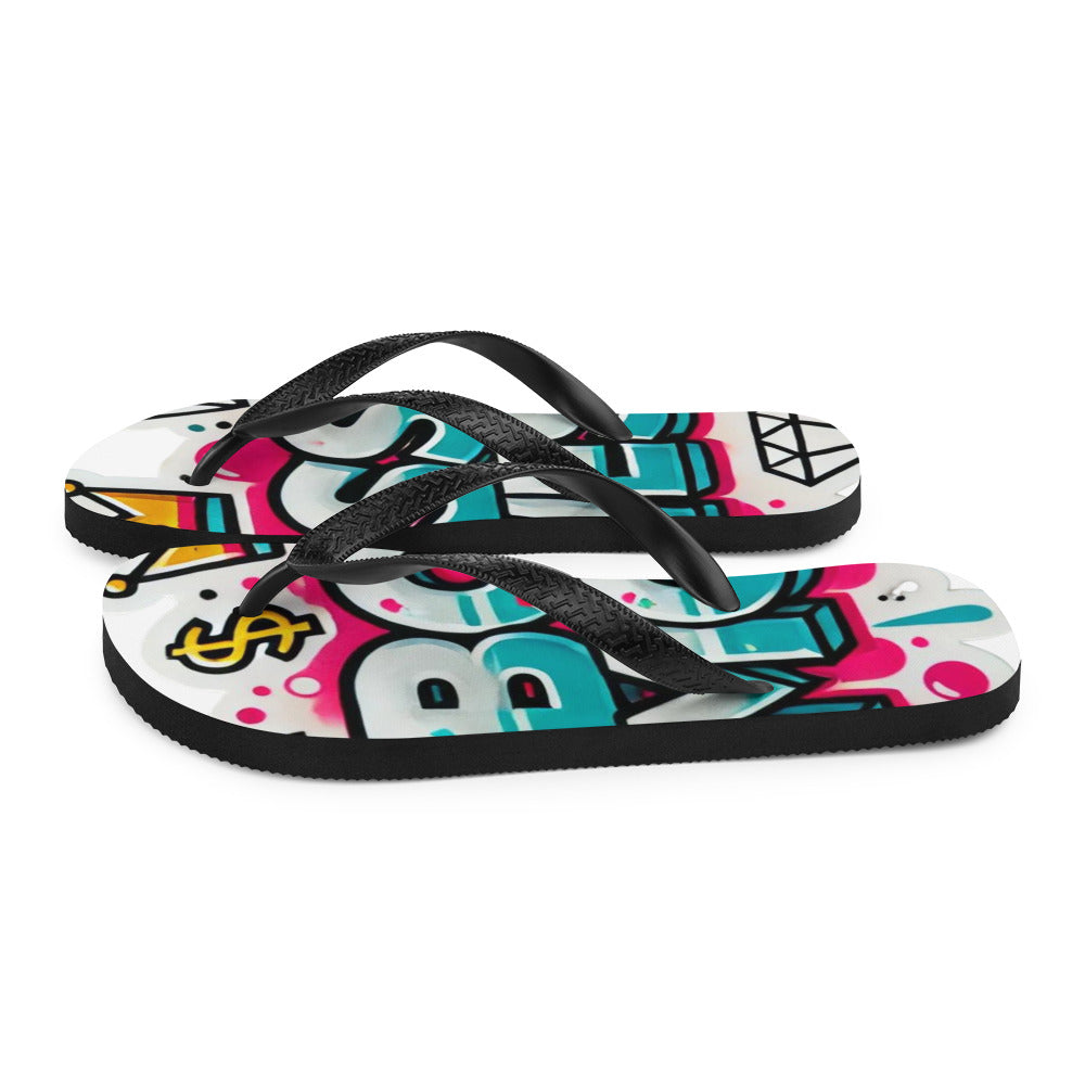 90s Boss Moves Flip-Flops