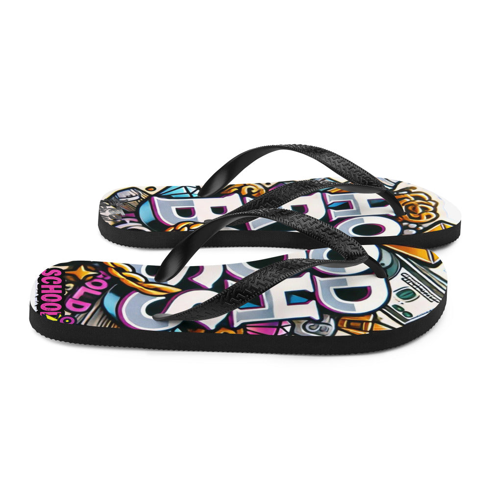 HRB Gold Flip-Flops