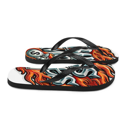 Boss Moves Intense Flames Flip-Flops