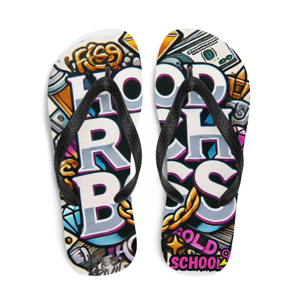 HRB Gold Flip-Flops