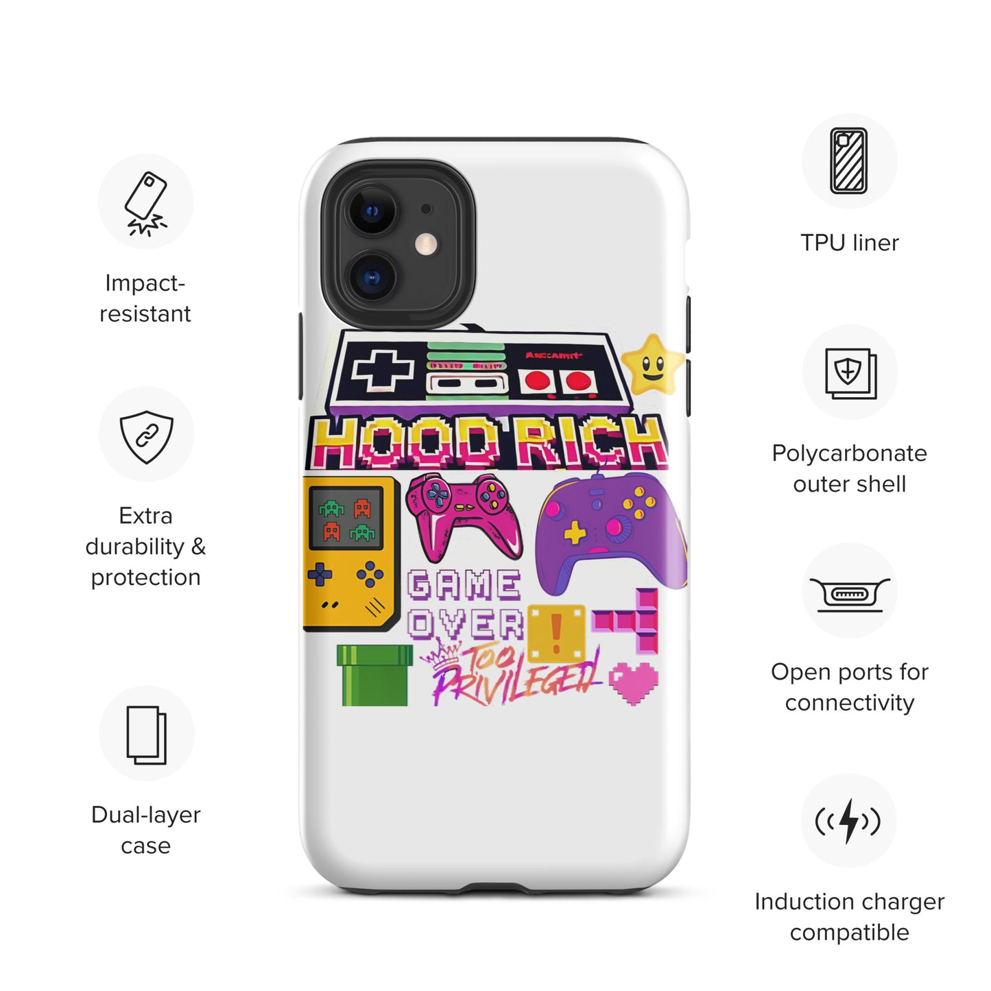 90s Gamer Tough Case for iPhone®