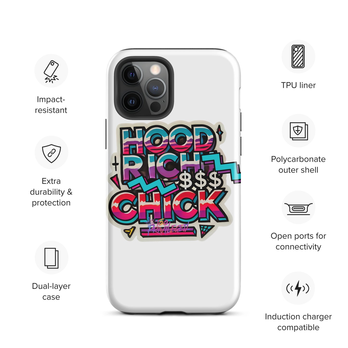 90s Flair Tough Case for iPhone®