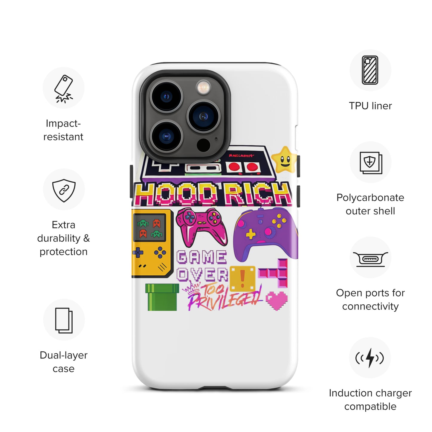 90s Gamer Tough Case for iPhone®