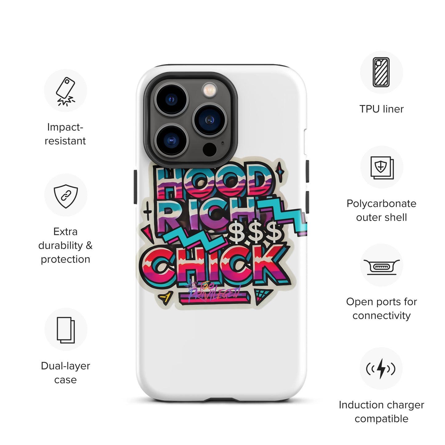 90s Flair Tough Case for iPhone®