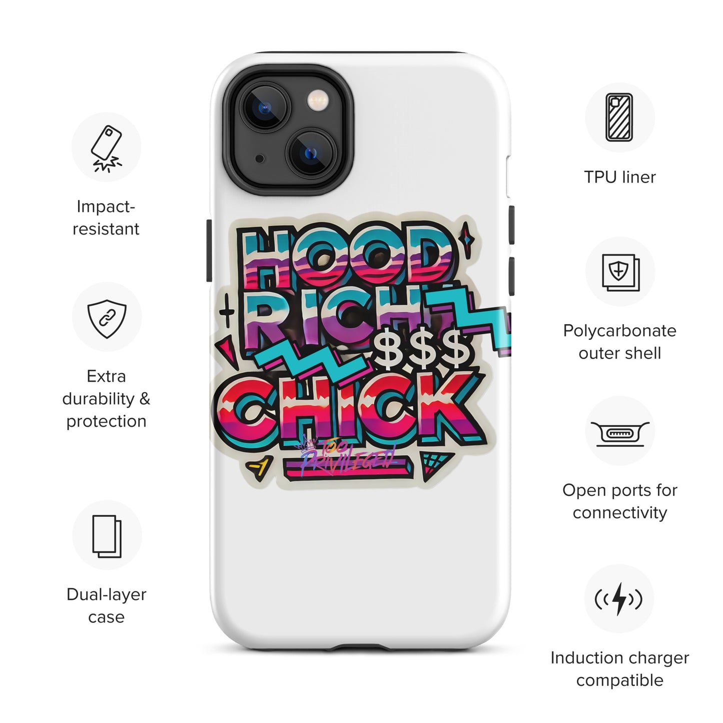 90s Flair Tough Case for iPhone®