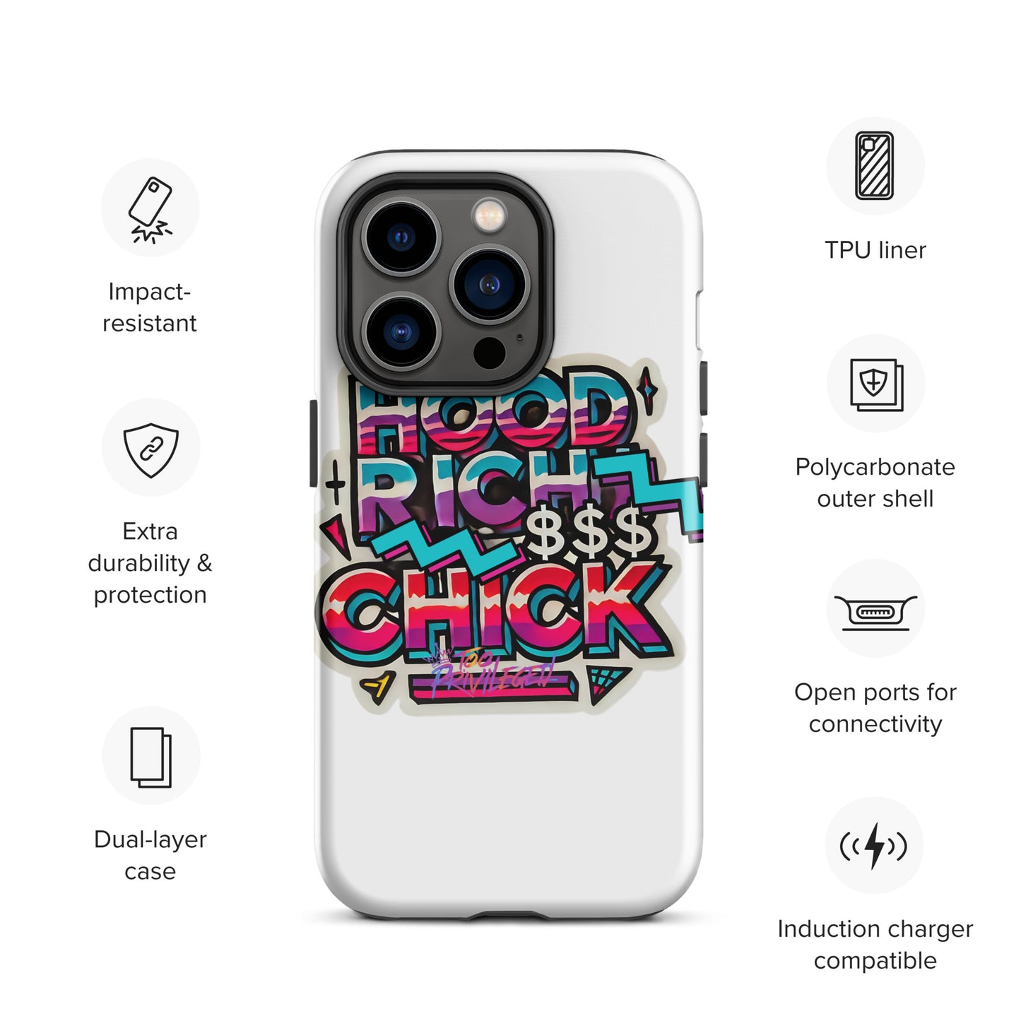 90s Flair Tough Case for iPhone®