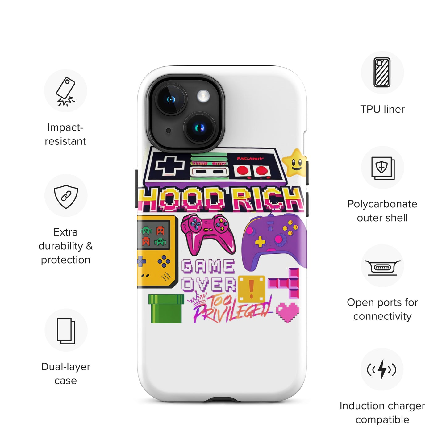 90s Gamer Tough Case for iPhone®