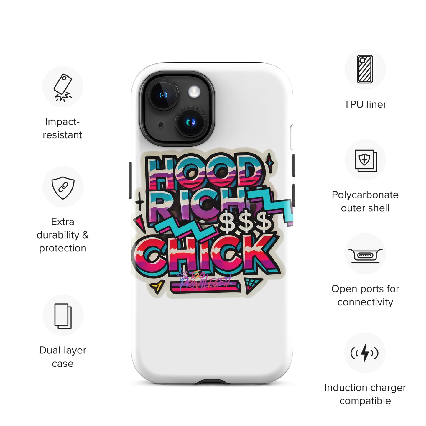 90s Flair Tough Case for iPhone®