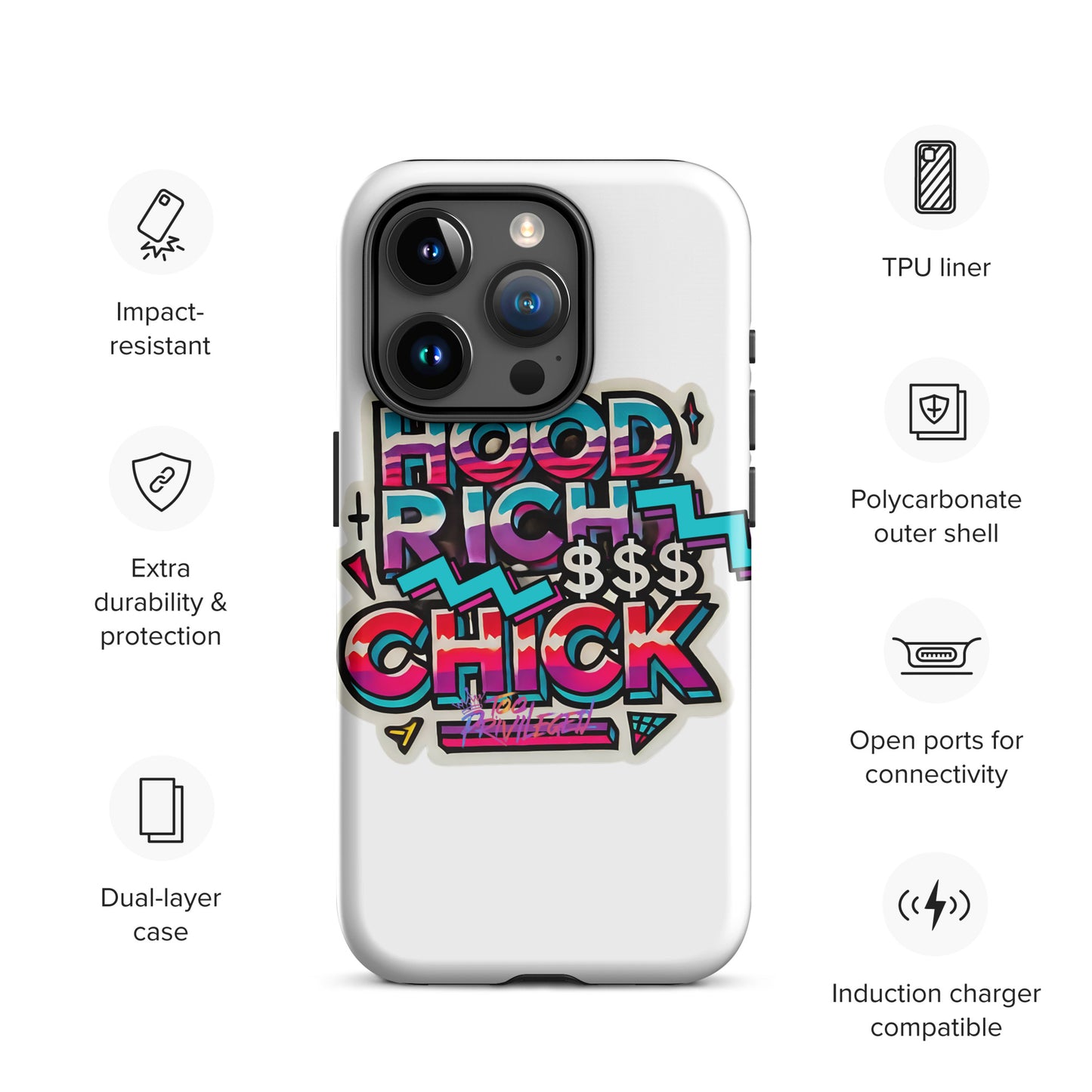 90s Flair Tough Case for iPhone®