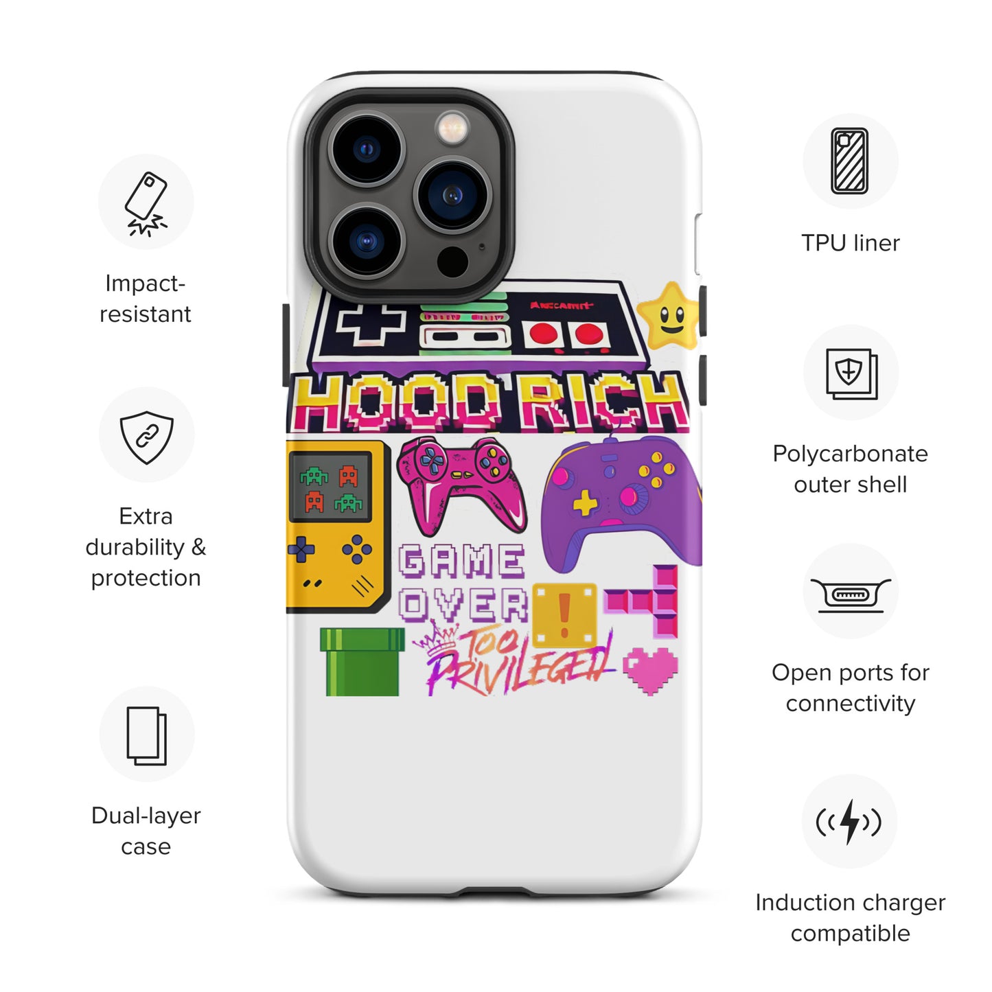 90s Gamer Tough Case for iPhone®