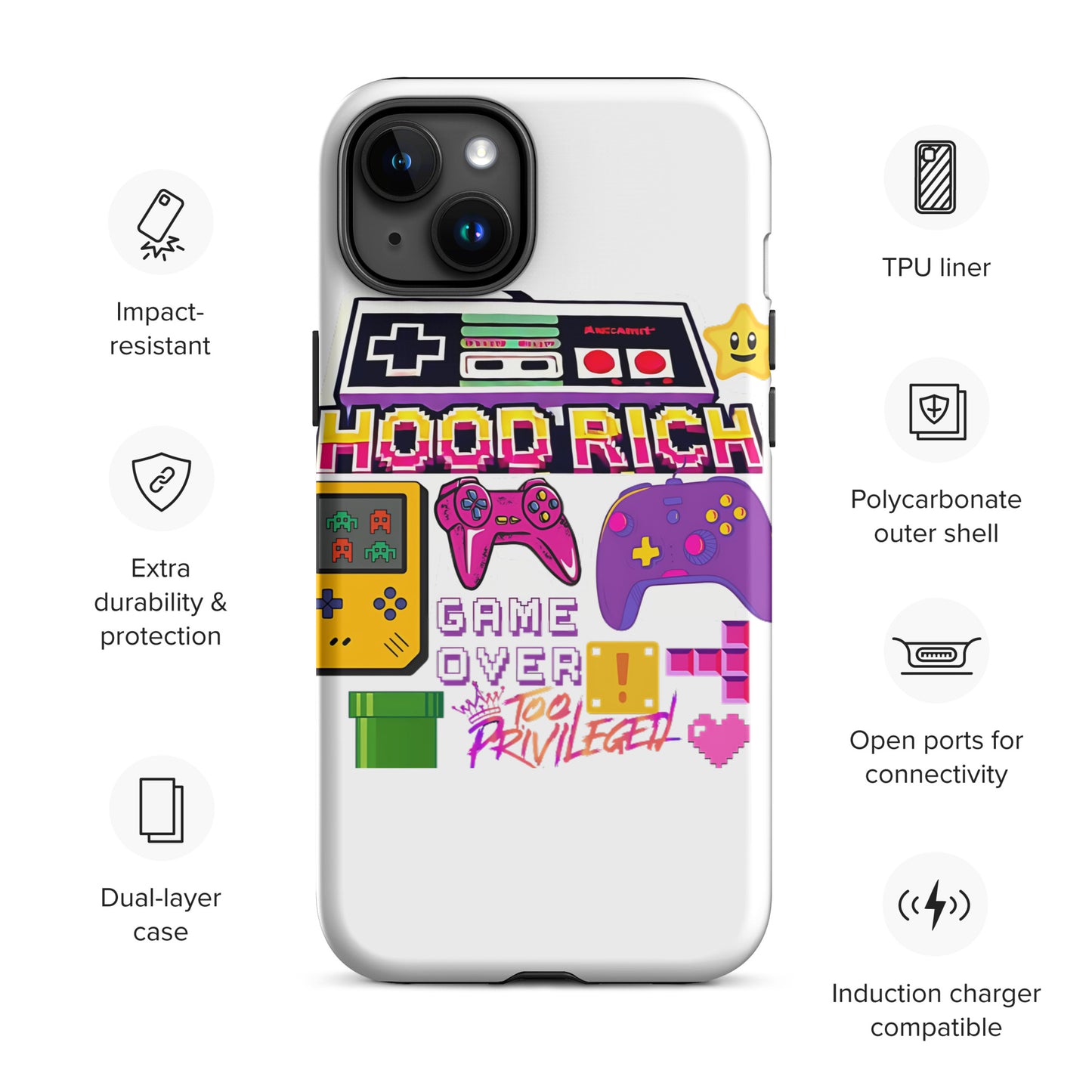 90s Gamer Tough Case for iPhone®