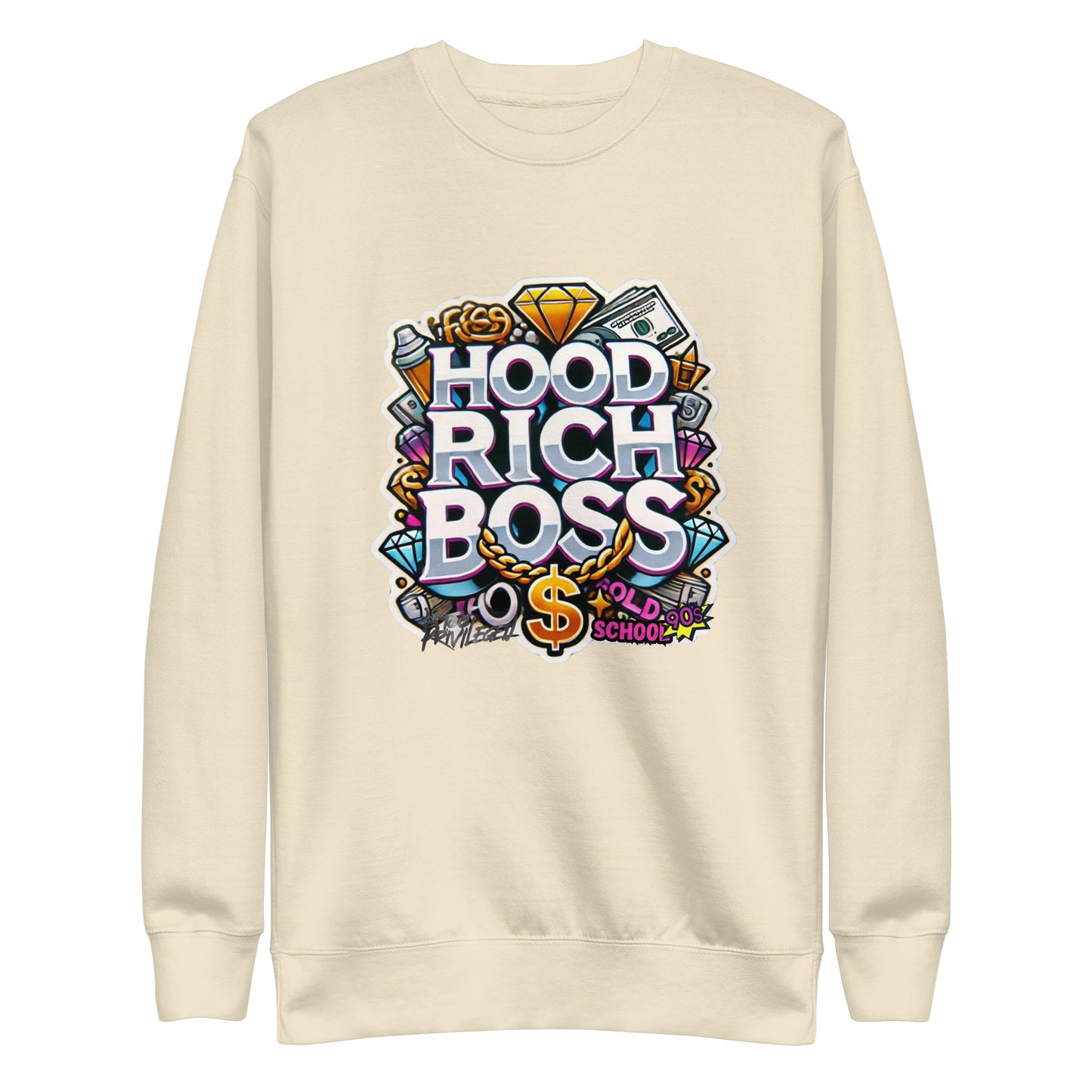 90s HRB Gold $ Premium Sweatshirt