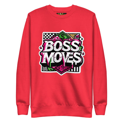 Boss Moves Purple Premium Sweatshirt