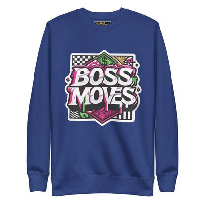 Boss Moves Purple Premium Sweatshirt