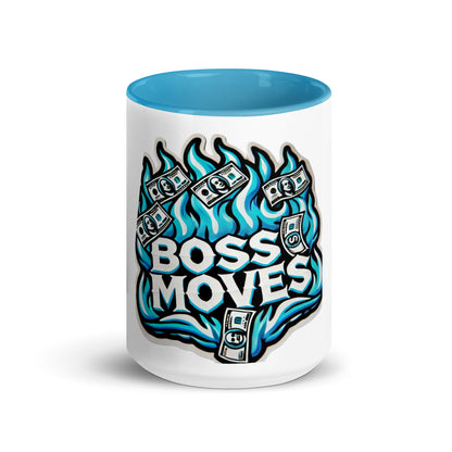 Boss Moves Blue/White Mug