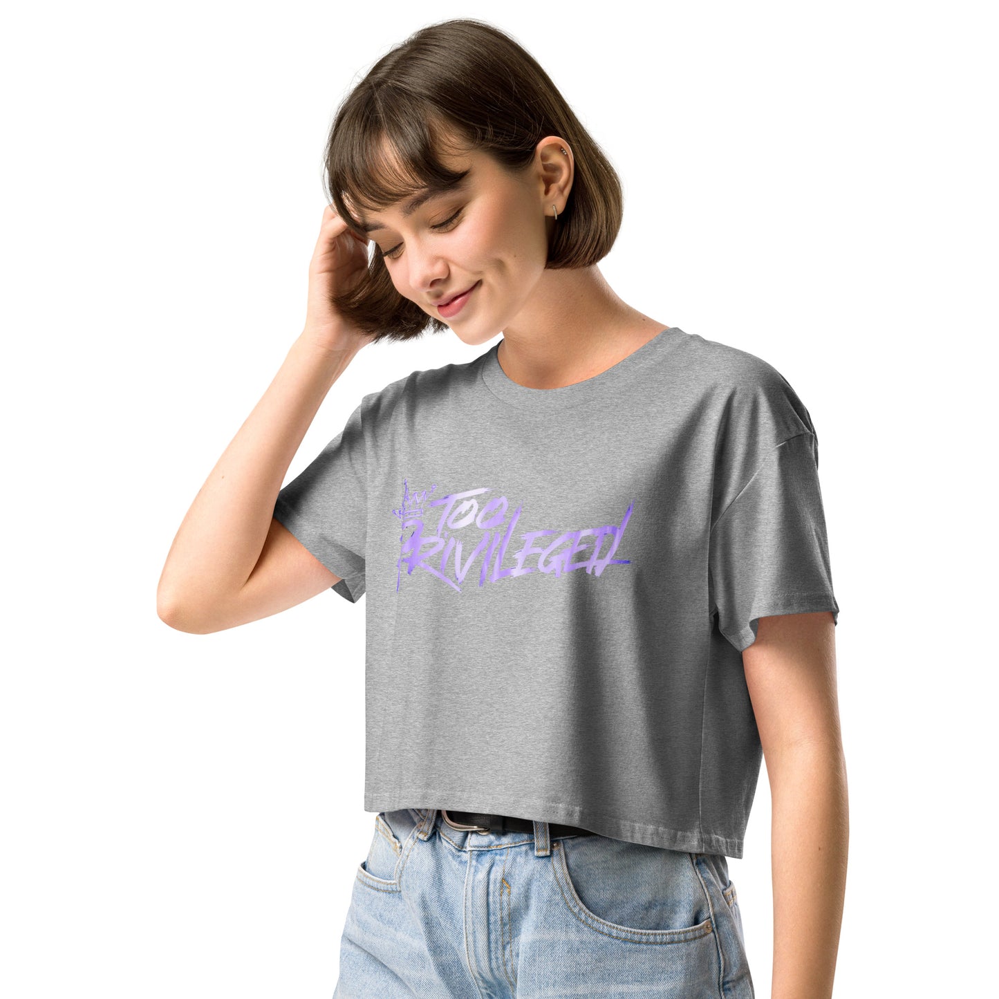 Purple Signature Crop Top