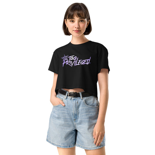 Purple Signature Crop Top