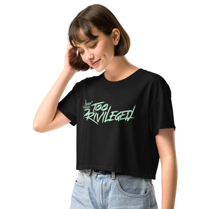 Green Signature Crop Top