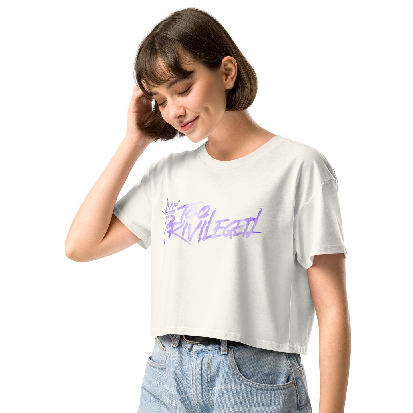 Purple Signature Crop Top