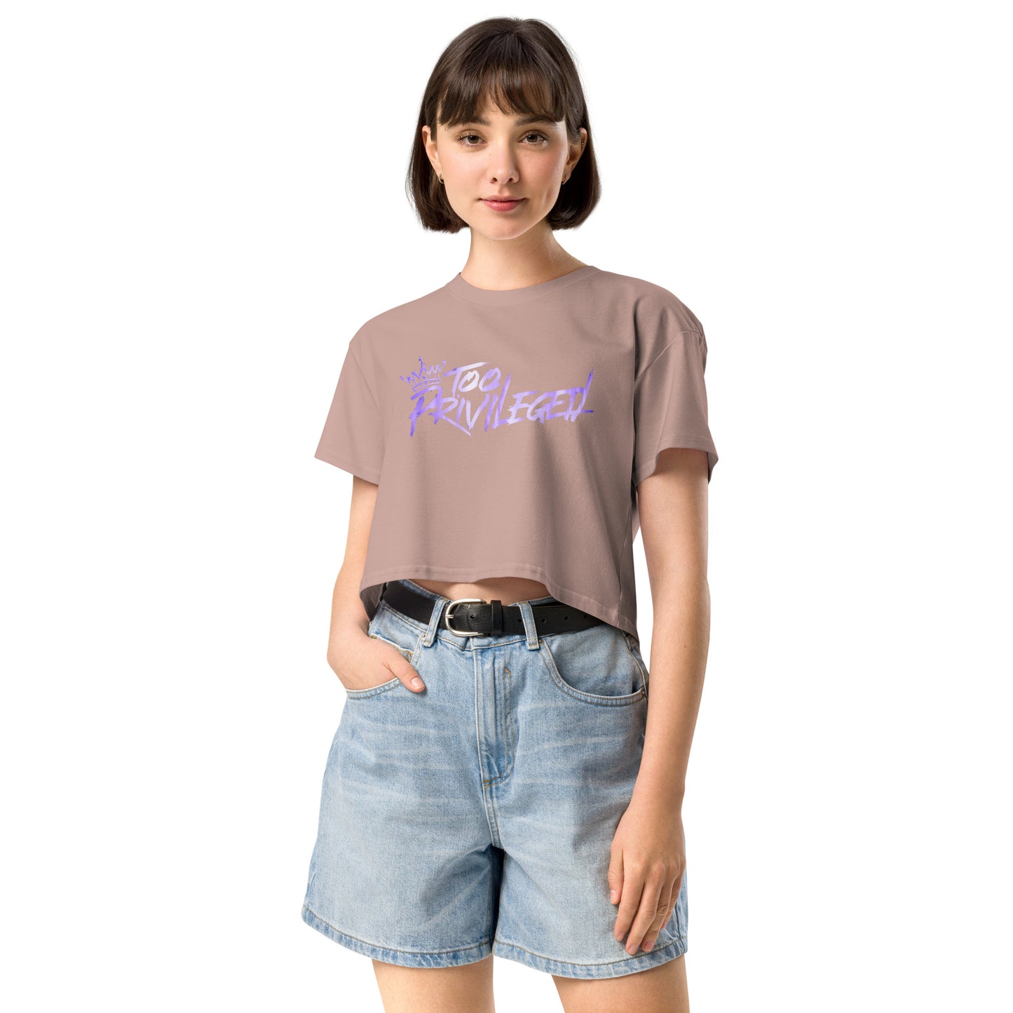 Purple Signature Crop Top