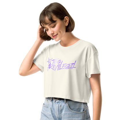 Purple Signature Crop Top