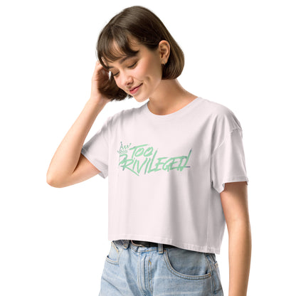 Green Signature Crop Top