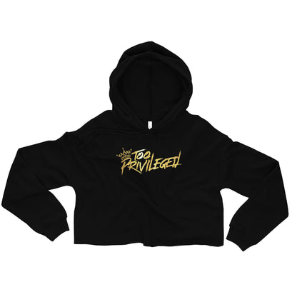 Gold Signature Crop Hoodie