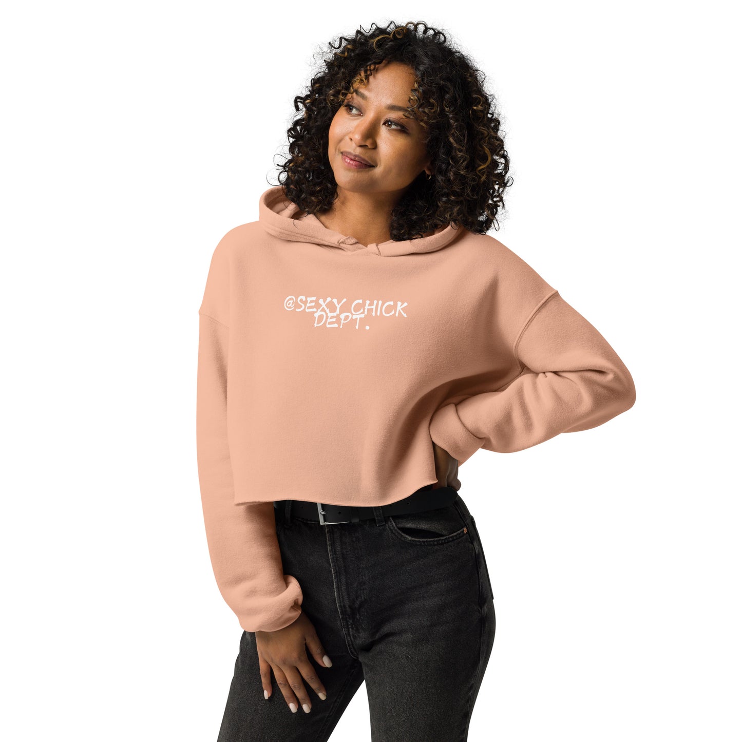 @Sexy Chick III Crop Hoodie