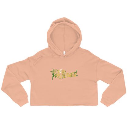 Green/Yellow Signature Crop Hoodie