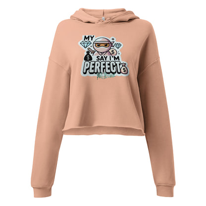 I'm Perfect Crop Hoodie