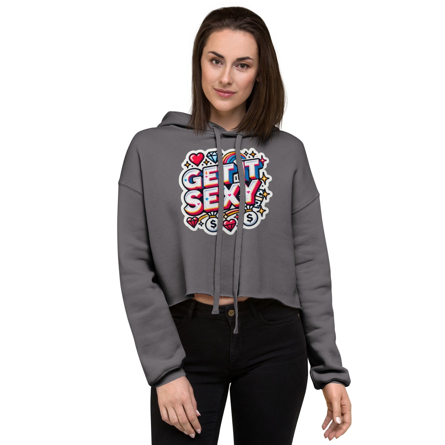 Get It Sexy Crop Hoodie