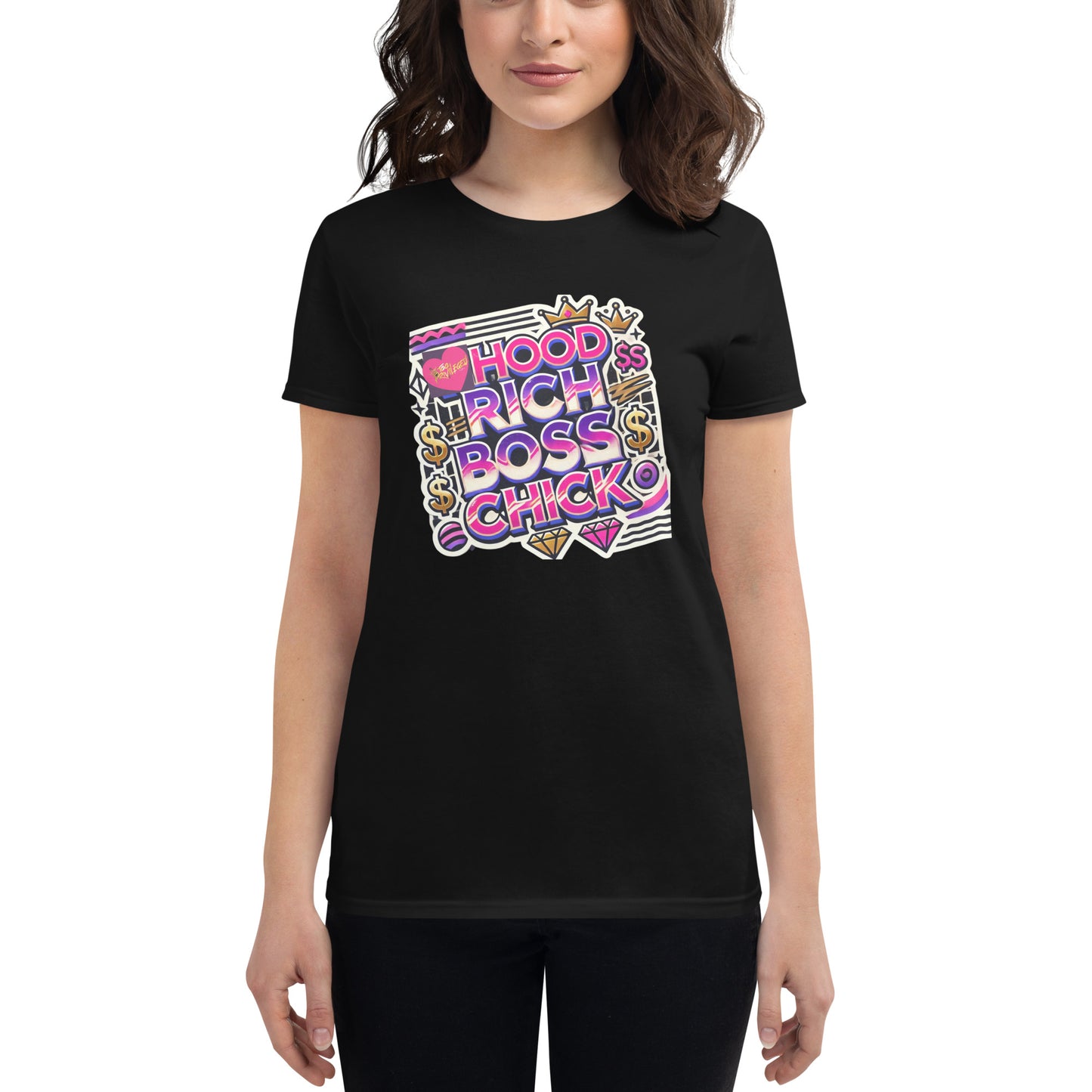 HRBC Pink Heart Short Sleeve T-Shirt