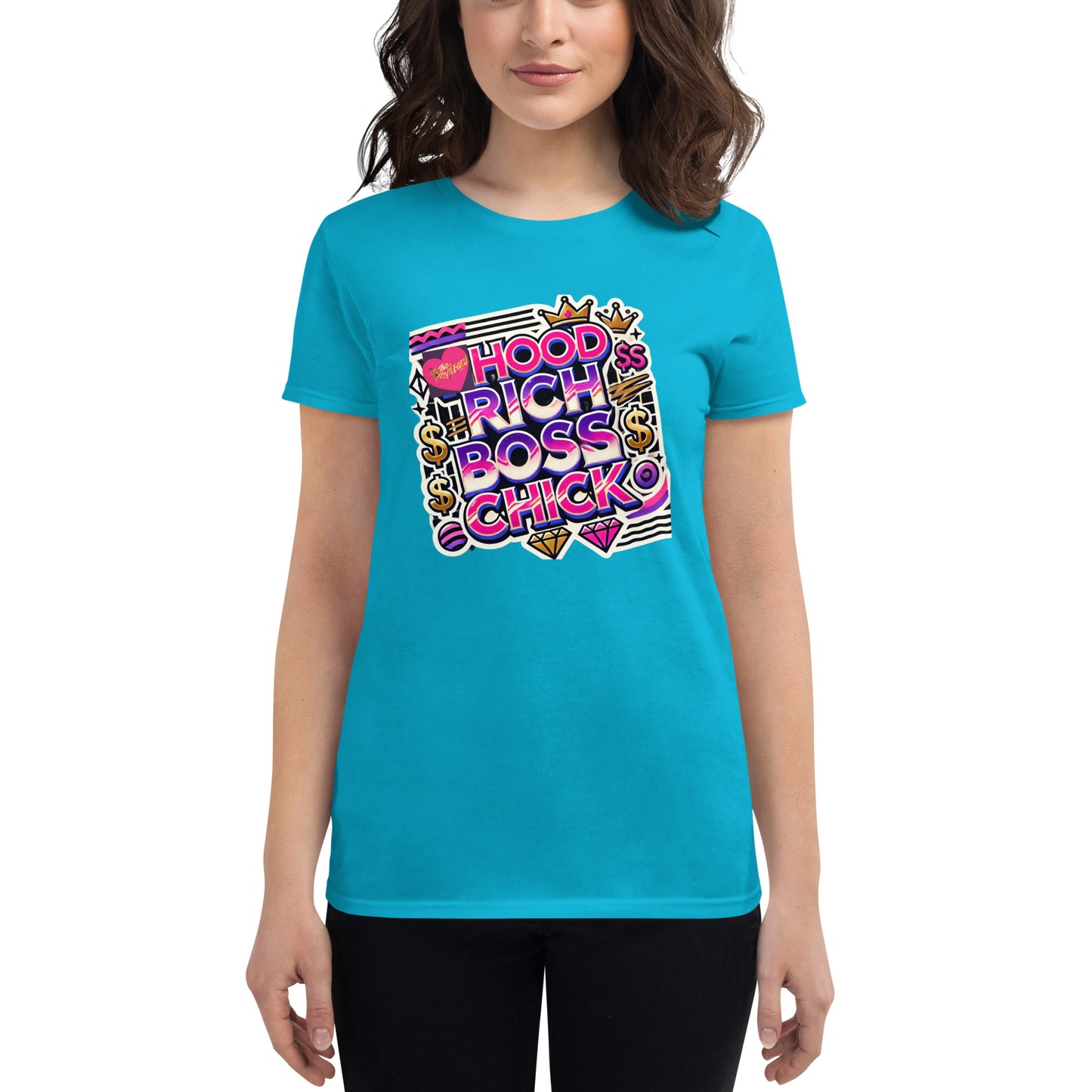 HRBC Pink Heart Short Sleeve T-Shirt