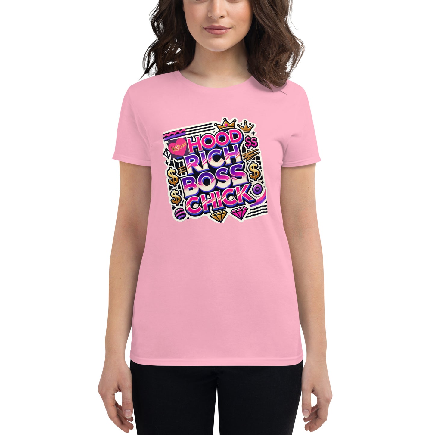 HRBC Pink Heart Short Sleeve T-Shirt