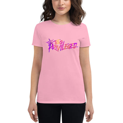 Pink/Orange Signature Short Sleeve T-Shirt