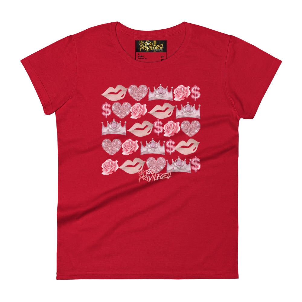 Smooches Queen Short Sleeve T-Shirt