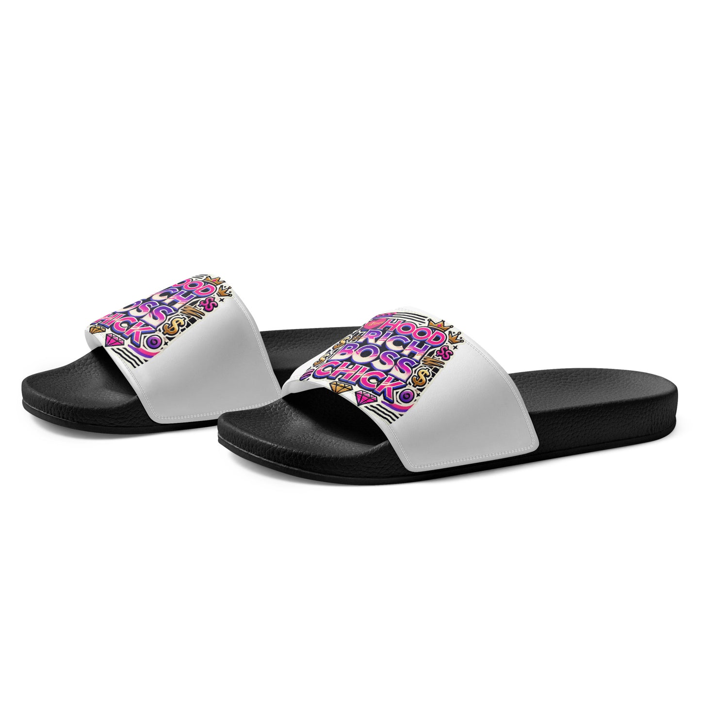 HHBC Pink/Purple Women's Slides