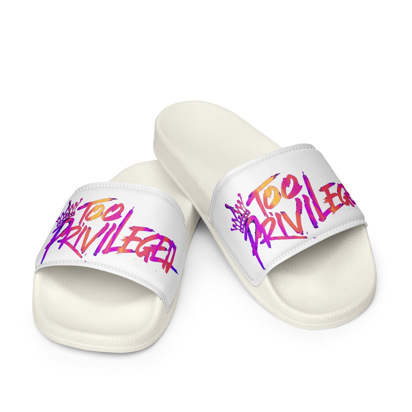 Pink/Orange Signature Women's Slides